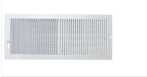 16" x 6" White Sidewall/Ceiling Register (661 Series) Hart & Cooley - Picture 1 of 5