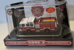 Code 3 Worcester Fire Department MA Fire E-One 1:64 NEW With Outer Sleeve 12341 - Picture 1 of 10