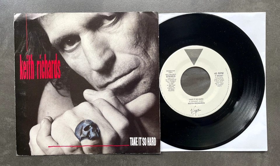 7" Keith Richards - Take It So Hard - US Promo - Bild 1 von 1