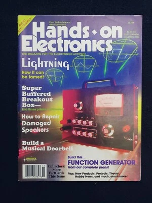 HANDS ON ELECTRONICS MAGAZINE - Nov 1986 - BUILD A FUNCTION GENERATOR - Image 1 of 4
