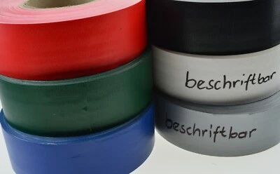 Gaffa Tape matt Gewebeband 70mesh 50m x 50mm Messeband Bühnenband Gaffer Tape
