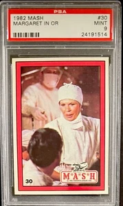 (POP 14) PSA 9 1982 MASH Donruss #30 Margaret in OR (SET BREAK) - Picture 1 of 3