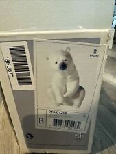 Vintage Lladro Resting Polar Bear  Figurine 4.5" #1208 Retired