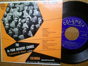 COLUMBIA MASTERWORKS 7" 45 RECORD/DE PAUR INFANTRY CHORUS/SELF TITLED/1955 EX - Picture 1 of 3