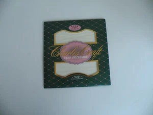 CHARLES CRAFT 14ct AIDA 12"x18" 1 PC Cross Stitch Fabric In White, New - Picture 1 of 3