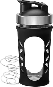 Glass Protein Shaker Bottle for Protein Mixes and Shakes 700Ml 24Oz Bpa-Free Gym - Picture 1 of 1