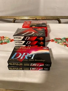 Cassette de audio sellado TDK, Fuji y Maxwell 8 en total - Imagen 1 de 8