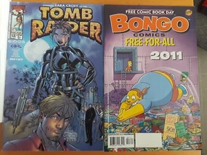 TOMBRAIDER AND BONGO COMIC BOOKS. - Picture 1 of 1
