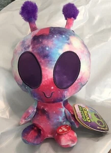 Aurora World Plush Galactic Cuties Multi Color ALIEN Stuff Animal Eyes Light Up - Picture 1 of 8