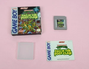 Nintendo Gameboy TMNT Fall of the Foot Clan mit Box 1990 funktionstüchtig - Bild 1 von 17
