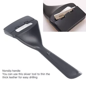 160x50mm Heavy Duty Leathercraft Skiving Cutting Tool Leather Blade Frame Skiver - Picture 1 of 15