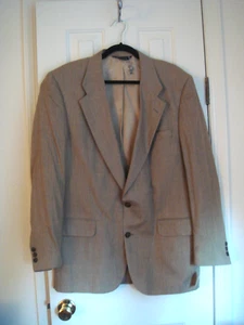 VINTAGE NWT BURBERRYS STRATFORD SILK  BLAZER JACKET size  42 LONG - Picture 1 of 13
