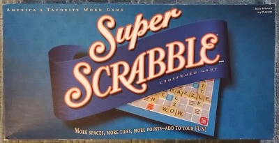 Super Scrabble Board Game - 2004 Hasbro - Image 1 of 2