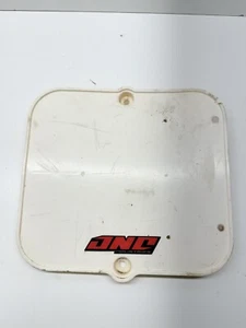 1994 Kawasaki KX 80 White Number Plate Plastic Front OEM - Picture 1 of 10