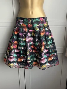 Skirt Y2K, Harajuku style, floral, party occasion cocktails very pretty size 10 - Picture 1 of 9