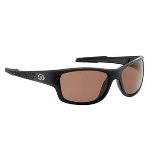 Flying Fisherman Polarized Safety Glasses Matte Black Frame w/ Vermillion Lens - Picture 1 of 3