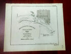 1892 Mapa Missouri River Sx City Iowa C.F. Trotter Pacific Shortline RR