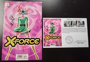X-Force (2020) #3 SIGNED by Joshua Cassara with Notarized Witness of Signature - Picture 1 of 6