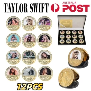 12X Taylor Swift Commemorative Coin Set Collection Emblem Craft Christmas Gifts - Picture 1 of 6