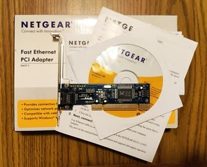 Netgear FA311 v2 10/100 Mbps Ethernet PCI  Adapter NIC Network Interface Card - Picture 1 of 1