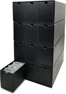 Caja de almacenamiento de tarjetas de cartón coleccionable - con 12 600 unidades y 50 divisores de tarjetas, colección - Imagen 1 de 24