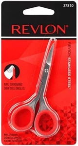 Revlon Stainless Steel Nail Cuticle Scissors Comfort Handles Free Shipping - Picture 1 of 2
