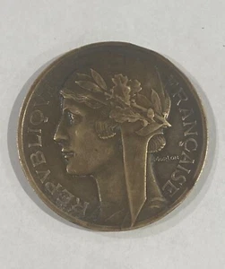 Medaglia educazione fisica - Repubblica francese. Morlon e Dubois - Picture 1 of 2