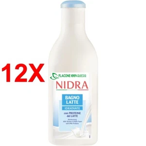12 X Nidra Badeschaum Weiss Feuchtigkeitsspendende Milch 750 Ml - Bild 1 von 1