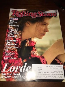 June 1, 2017  issue of Rolling Stone Magazine Lorde  #283 - Picture 1 of 1