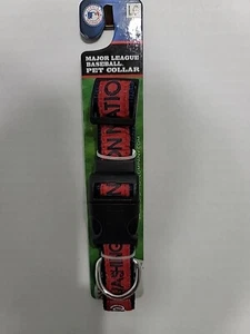 Washington Nationals Haustier Halsband mit Schnalle Hund Katze MLB Baseball Größe Large - Bild 1 von 2