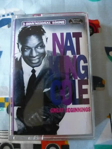 NAT KING COLE GREAT BEGINNINGS ORIGINAL 1996 AVID RECORDS AUDIO CASSETTE ALBUM - Picture 1 of 6