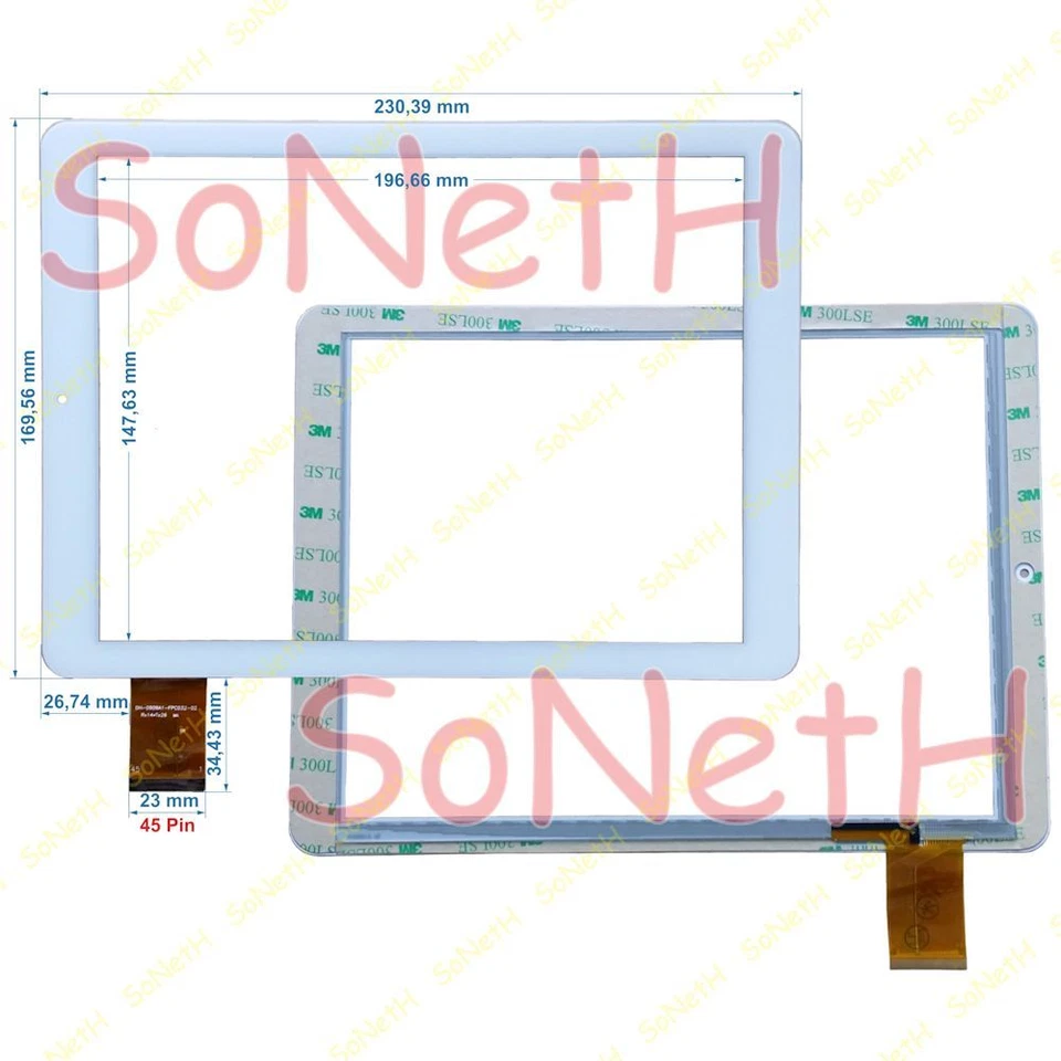 TOUCH SCREEN MAJESTIC TAB-397 TAB 397 3G 9,7" BIANCO - Immagine 1 di 1