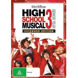 High School Musical 3 - Senior Year (DVD, 2008) PAL Region 4 (Extended Edition) - Picture 1 of 5