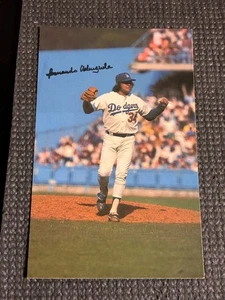 1980er Los Angeles Dodgers Postkarte Fernando Valenzuela - Bild 1 von 2