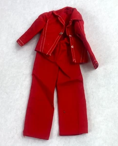 Barbie Ken Red Outfit Pants and Jacket Mattel 60s 70s - Imagen 1 de 2