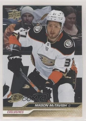 2023-24 Upper Deck Series 1 Exclusives /100 Mason McTavish #2 - Image 1 of 2