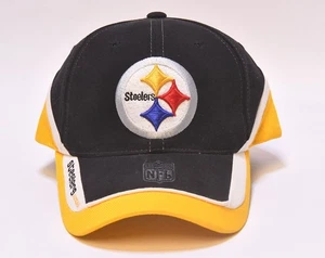 PITTSBURGH STEELER NFL REEBOK HOOK & LOOP STRAP-BACK NFL BASEBALL KAPPE - Bild 1 von 7