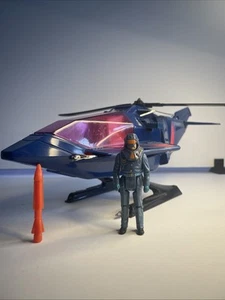 Switchblade Helicopter Complete Original Kenner MASK W Miles Mayhem - Picture 1 of 15