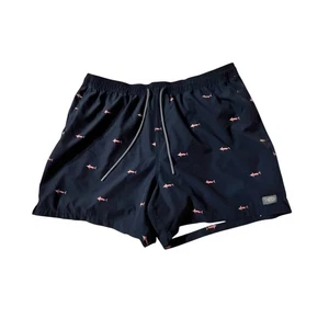 Pantalones Cortos AFTCO Para Hombres XXL Azul Marino Bañador EE. UU. Estampado de Peces Cintura Elástica 37 a 44 pulgadas - Imagen 1 de 8