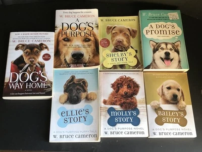 Lot of 7 Bruce Cameron A Dog's Purpose & Dog Related Paperback Books Scholastic - Image 1 of 4