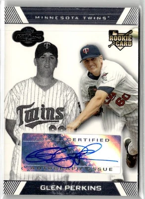 2007 Topps Co-Signers #117 Glen Perkins - Image 1 of 2