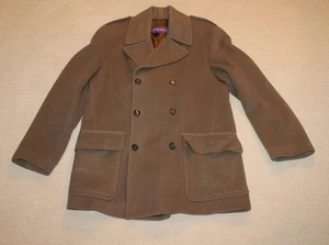 Chaqueta Chaquetón Ralph Lauren Etiqueta Púrpura Verde Oliva Lana Militar Grande AJUSTE CEÑIDO - Imagen 1 de 7