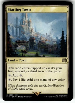 Starting Town R FINAL FANTASY 289 NM MTG - Image 1 of 2