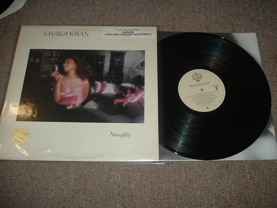 Chaka Khan- Naughty 1980 PROMO LP Warner Bros. Label # 3385 EX Hype Sticker - Bild 1 von 1