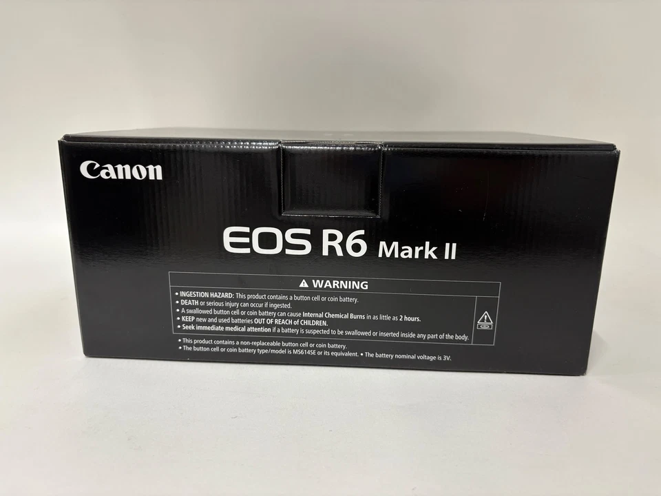 Canon EOS R6 Mark II 24.2 MP Digital Camera- Black (Body Only)