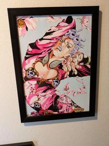 Jojo's Bizarre Adventure Art Print Colorful Female Illustration Poster - Picture 1 of 1