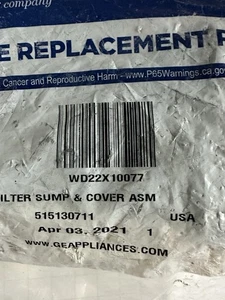 Filtro para lavavajillas Genuino OEM GE General Electric WD22X10077 ¡Nuevo/sin usar!! - Imagen 1 de 4
