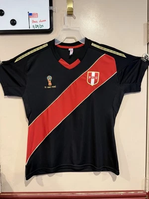 2018 FIFA World Cup Russia Peru Jersey Large “Te Amo Peru” - Image 1 of 4