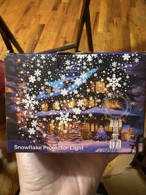 Snowflake Projector Light 110mm*70mm Color White Snowflake Projector - Image 1 of 2