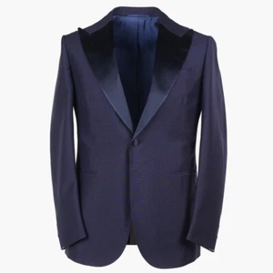 Stile Latino Napoli Slim-Fit Blue Wool and Mohair Tuxedo 42R (Eu 52) NWT Suit - Picture 1 of 12